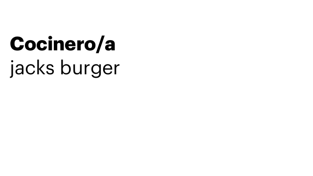 Cocinero/a