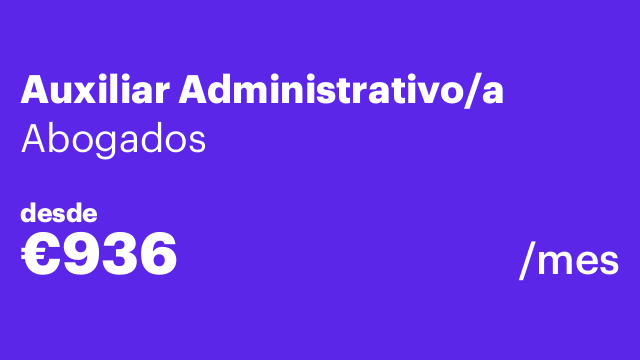 Auxiliar Administrativo/a