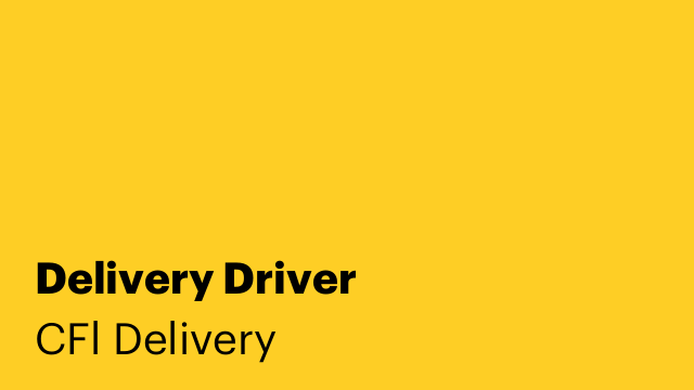 Delivery Driver