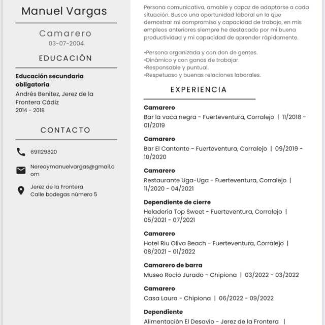 Candidate avatar