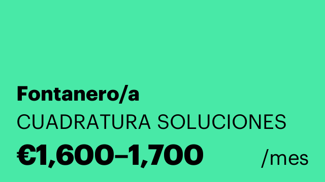 Fontanero/a