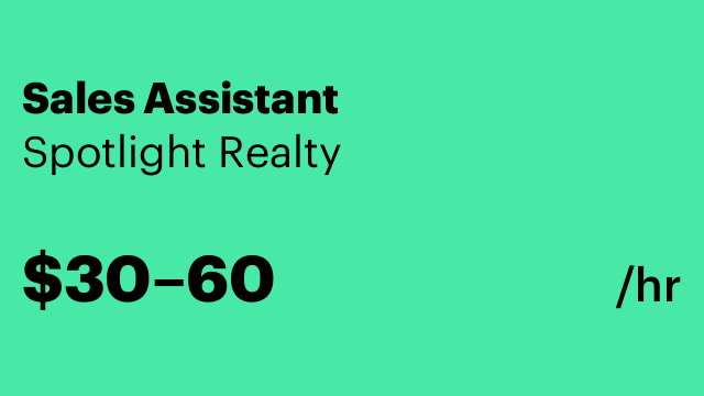 Sales Assistant