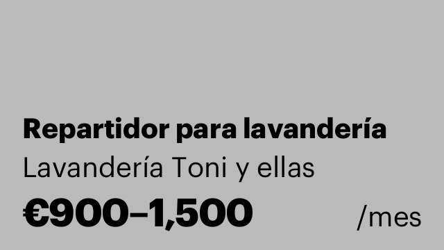 Repartidor para lavandería