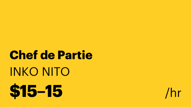 Chef de Partie