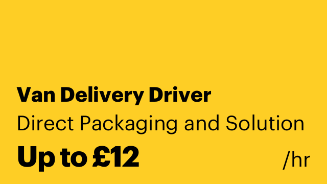 Van Delivery Driver