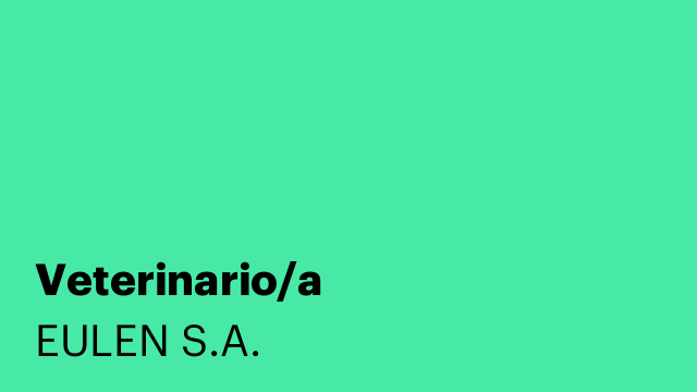 Veterinario/a