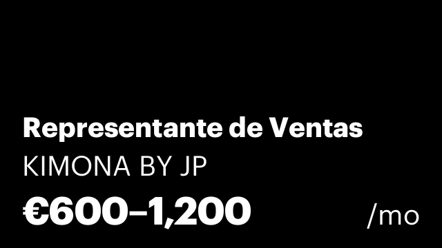 Representante de Ventas
