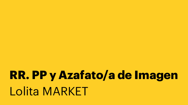 RR. PP y Azafato/a de Imagen