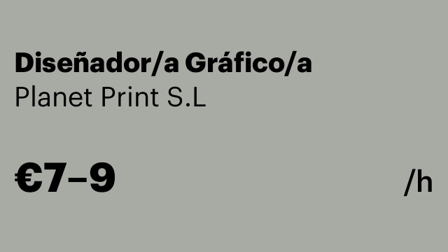 Diseñador/a Gráfico/a