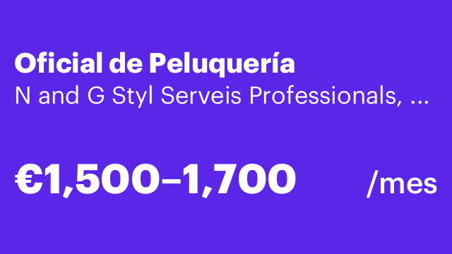 Oficial de Peluquería