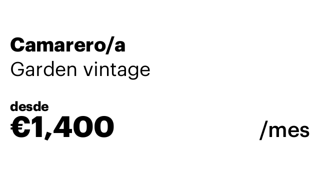 Camarero/a