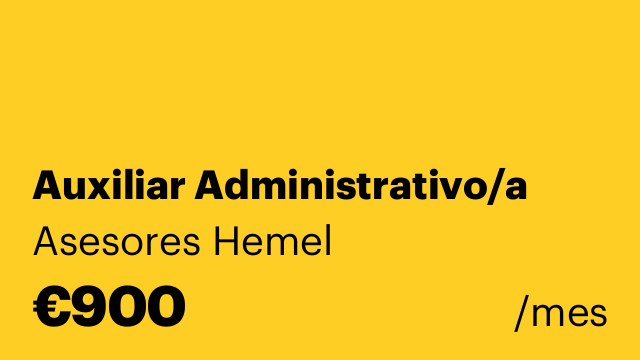 Auxiliar Administrativo/a