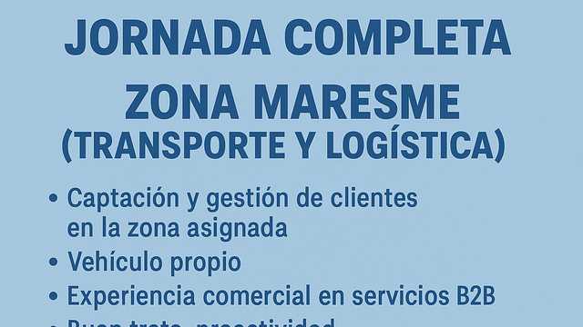 Comercial y Captador/a