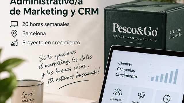 Administrativo/a de Marketing y CRM