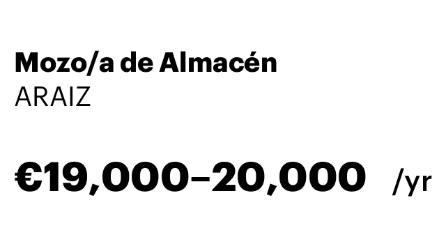 Mozo/a de Almacén