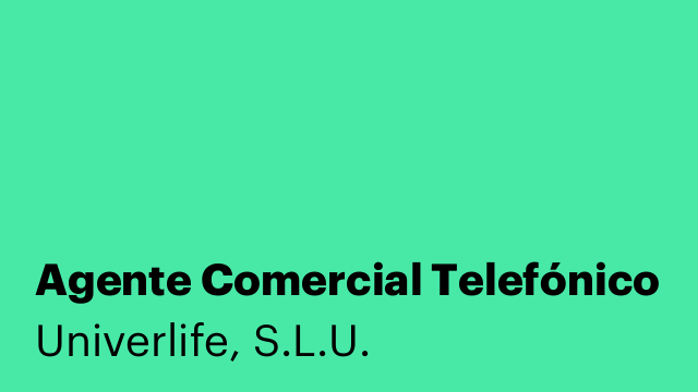 Agente Comercial Telefónico