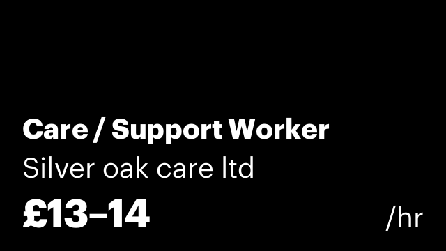 Care / Support Worker