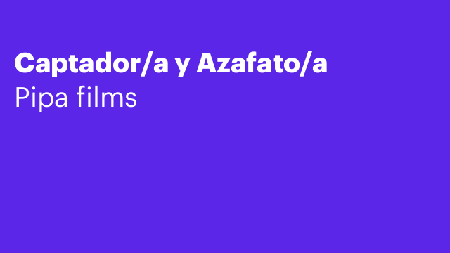 Captador/a y Azafato/a