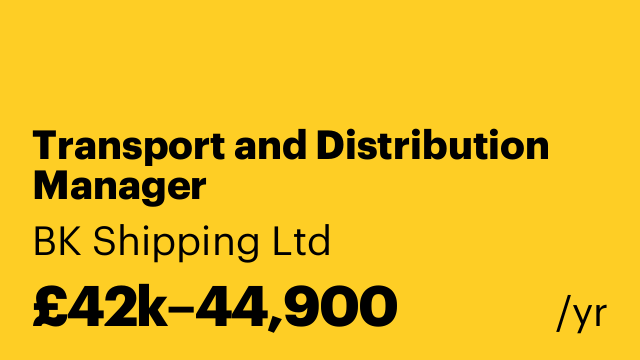 Transport and Distribution Manager