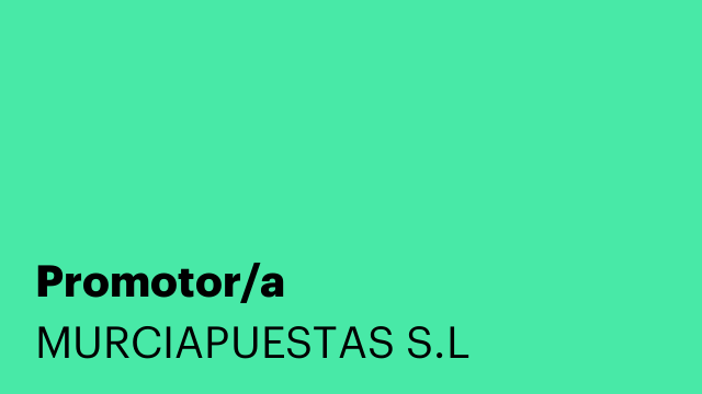 Promotor/a