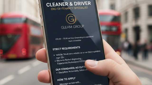 Cleaner & Driver | End-of-Tenancy Specialist