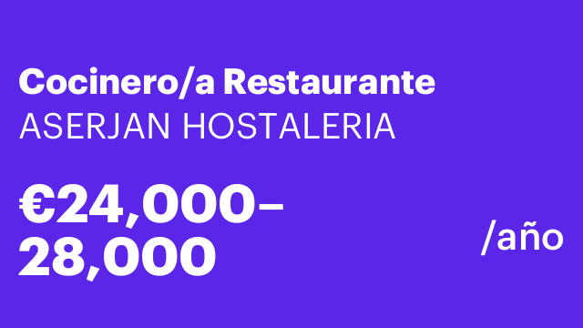 Cocinero/a Restaurante