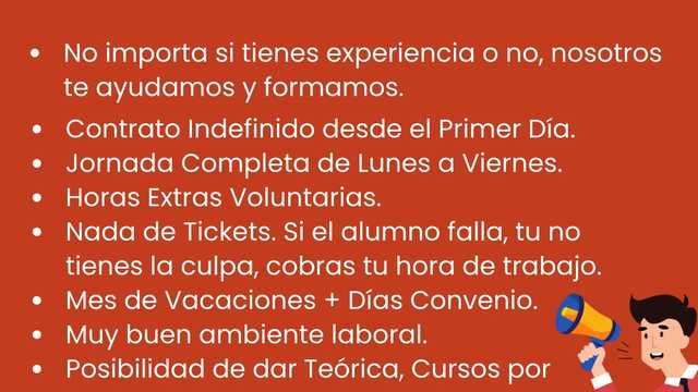 Profesor/a de Formación Vial