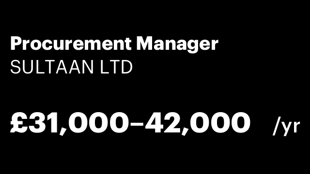 Procurement Manager