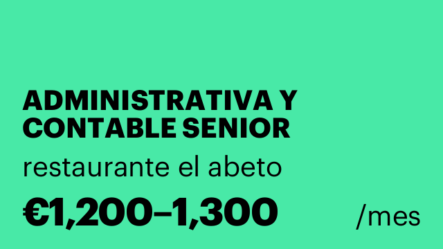 ADMINISTRATIVA Y CONTABLE SENIOR
