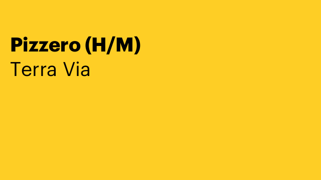 Pizzero (H/M)