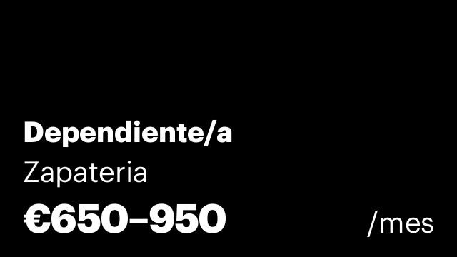 Dependiente/a