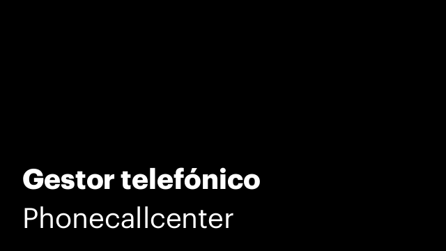 Gestor telefónico