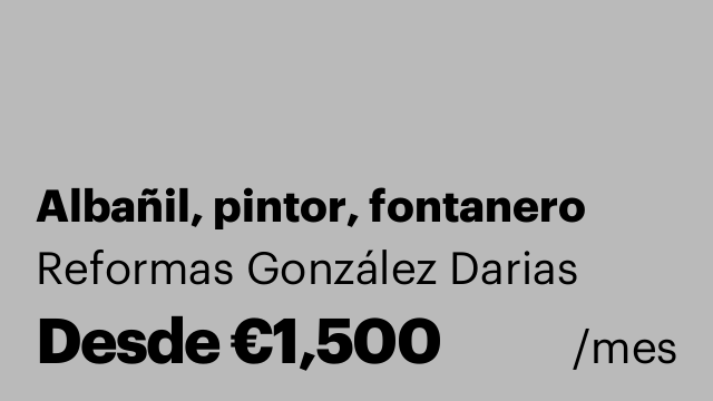 Albañil, pintor, fontanero