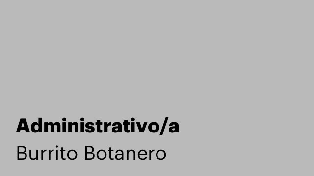 Administrativo/a
