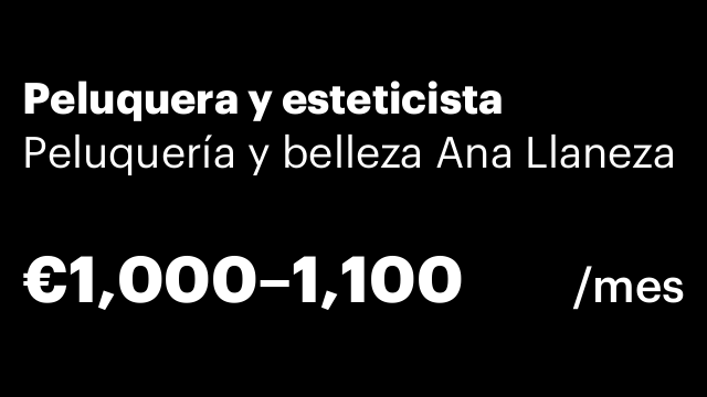 Peluquera y esteticista