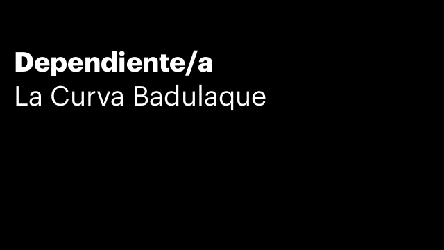 Dependiente/a