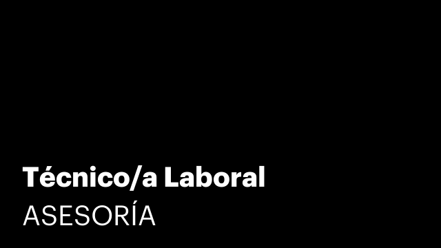 Técnico/a Laboral