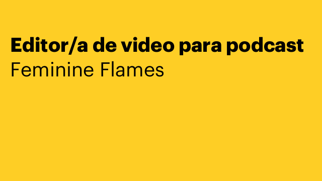 Editor/a de video para podcast