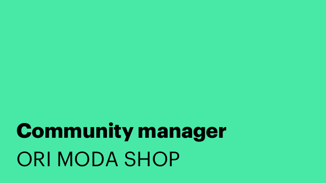 Community manager