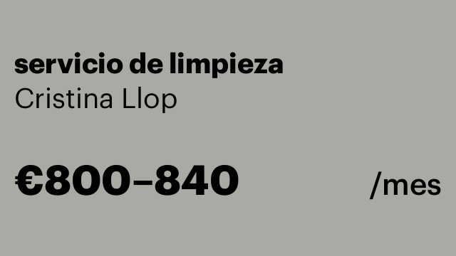 servicio de limpieza