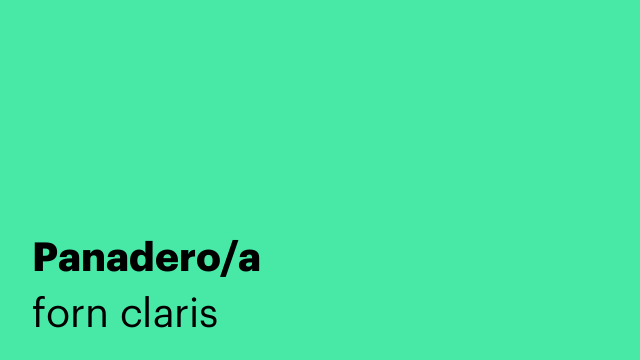 Panadero/a