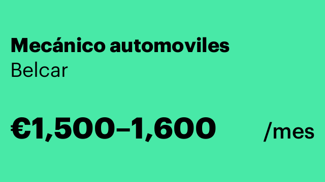 Mecánico automoviles