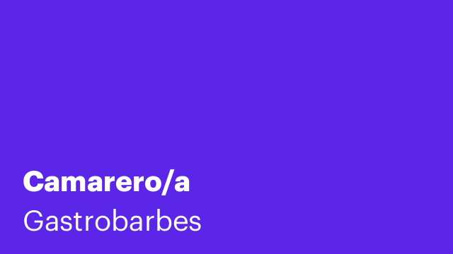 Camarero/a