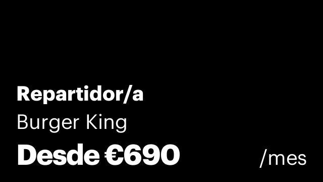 Repartidor/a