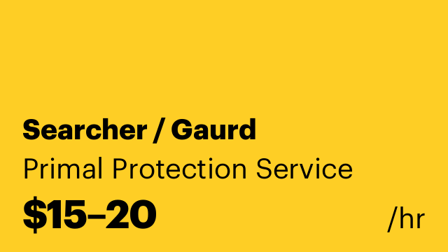 Searcher / Gaurd