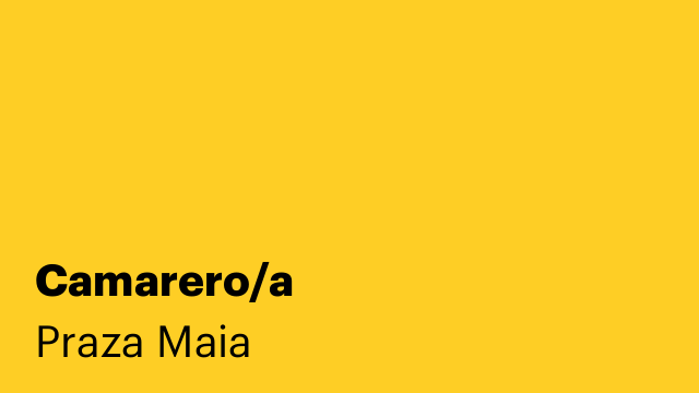 Camarero/a