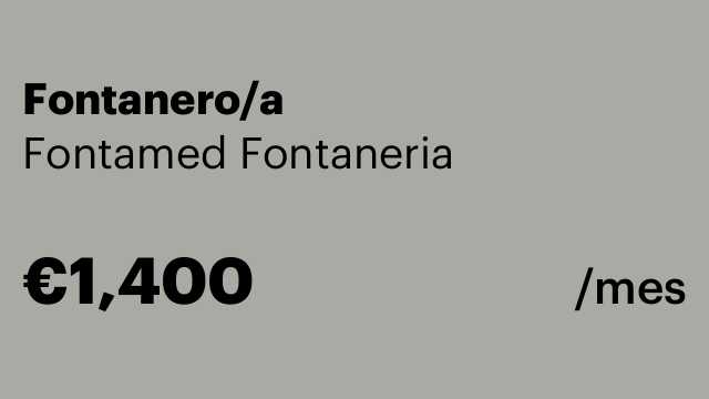Fontanero/a