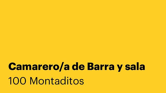 Camarero/a de Barra y sala