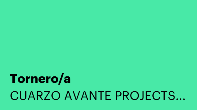 Tornero/a