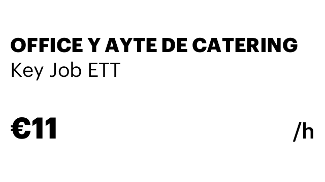 OFFICE Y AYTE DE CATERING
